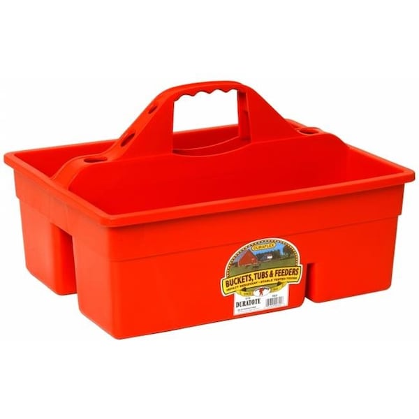 Miller Mfg Miller Manufacturing 17in. Red Organizer Dura Tote  DT-6-RED - DT-6-RED