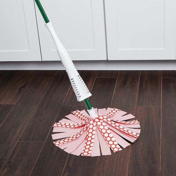 The Libman Co Libman Wonder Series Mop, 62 in L, Microfiber Mop Head, Steel Handle - 2000