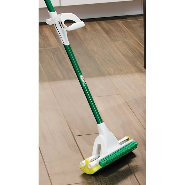 The Libman Co Libman Roller Mop, 51 in OAL, Microfiber/Synthetic Mop Head, Steel Handle - 2010