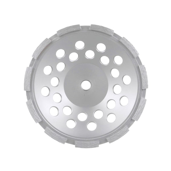 Norton Door Controls Norton Clipper 7 pulg. D x 5/8-11 pulg. Rueda de taza clásica - 70184682593