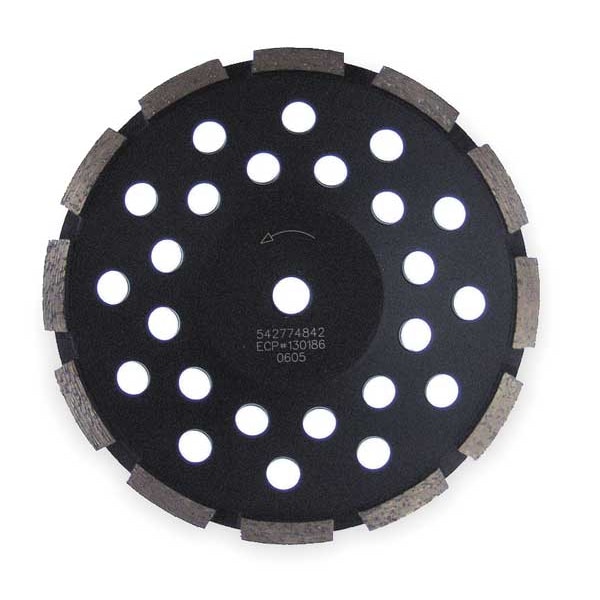 Husqvarna Segment Cup Wheel, Diamante, Sgl, 7x5/8-7/8 - LW1-6
