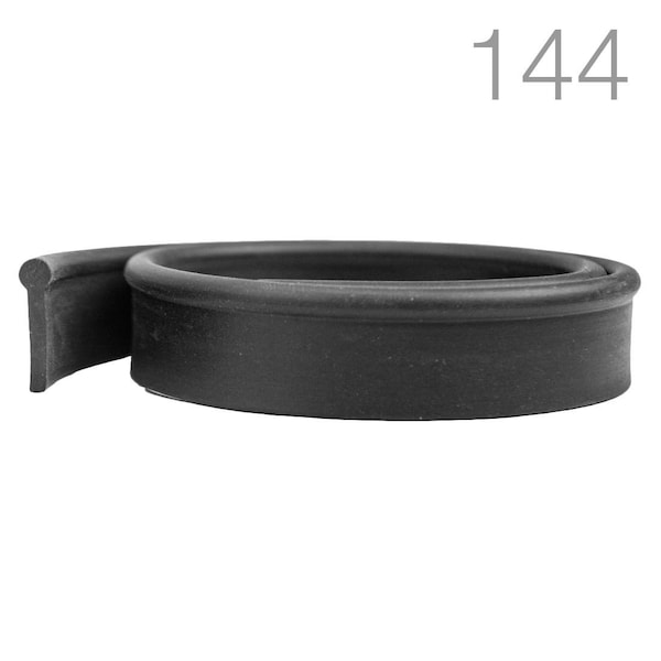 Blackdiamond Round Top Soft Squeegee Rubber Gross  37 Inch, 144PK - BD-A-144-36S