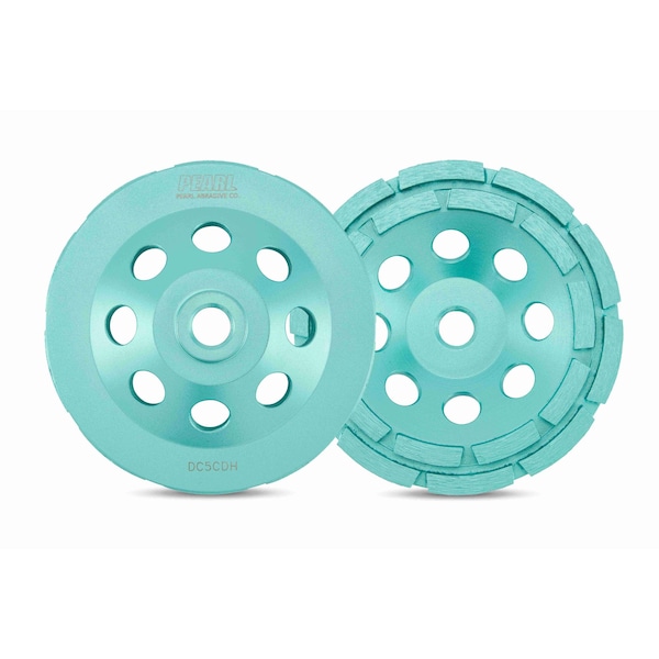 Rueda de copa de doble fila Pearl P4 de 5 pulgadas, gruesa 5/8 in.-11 - DC5CDH