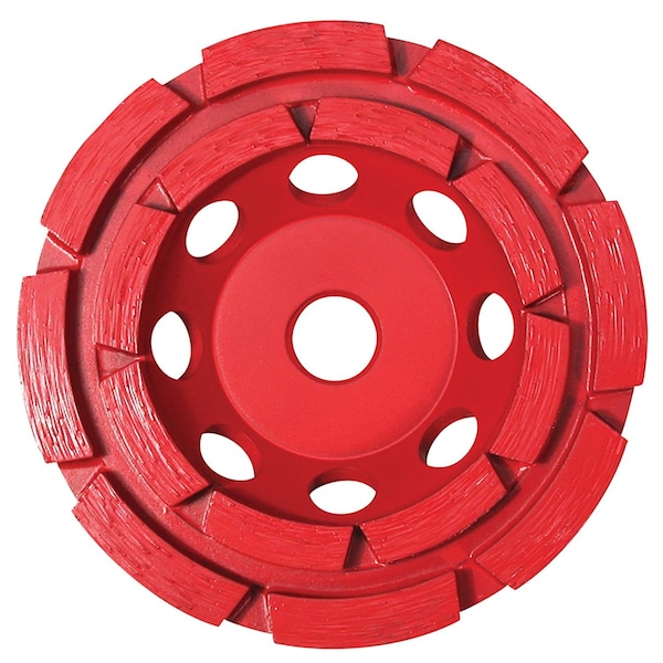 Rueda de copa de doble hilera Pearl Pro-V 4 pulgadas x 5/8 pulgadas-11 - PV04CDH