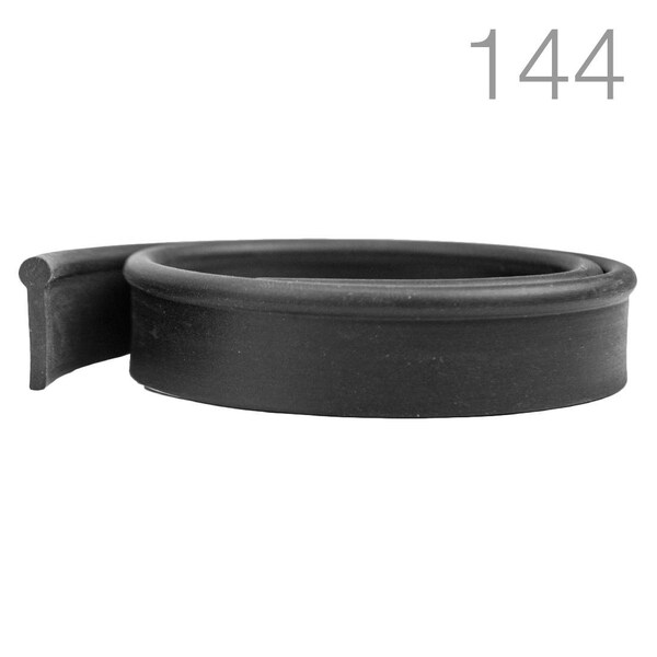Blackdiamond Round Top Medium Squeegee Rubber Gross  12 Inch, 144PK - BD-A-144-12M