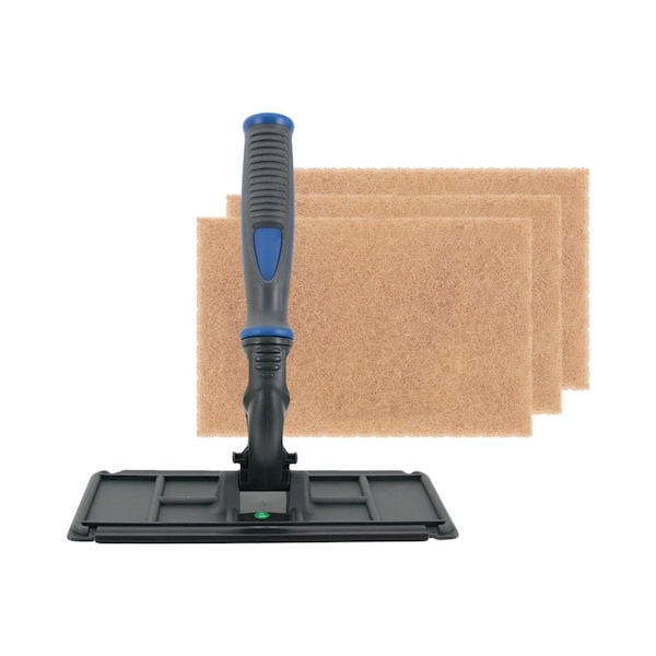 Steveo Products SteveO's Techno Pad Kit Blue  Walnut Scrub Pad - 009-09-195
