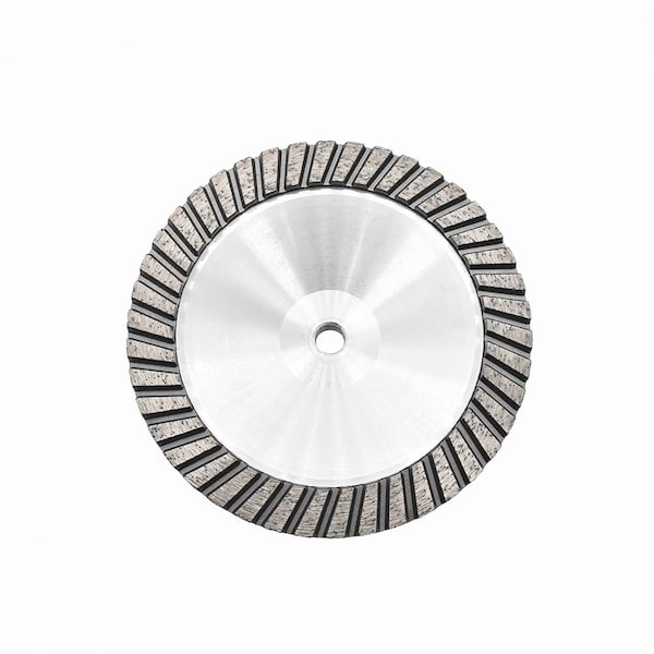 Rueda de Copa Turbo de Diamante de 7 pulgadas para Diamante de Especialidad, Rosca de 5/8 pulgadas x 11, Cuerpo de Aluminio