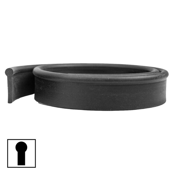 Blackdiamond Round Top Medium Squeegee Rubber Gross  10 Inch, 144PK - BD-A-144-10M