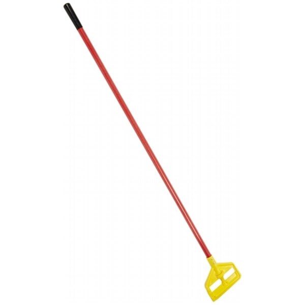 Totalturf Invader Wet Mop Handle Fiberglass Plastic Head Red - TO1667385