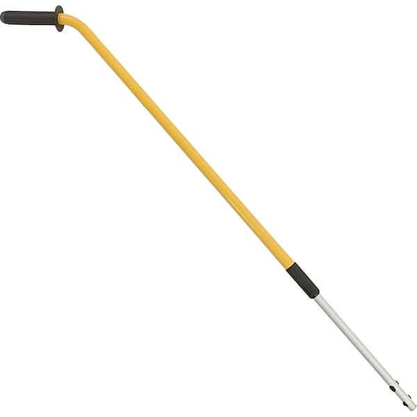 Rubbermaid Commercial 48" to 72" Quick Connect Ergo Adjust Handle, 72", Yellow, Aluminum - Q76000