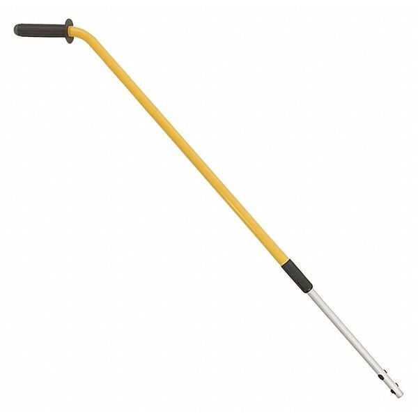 Rubbermaid Commercial 48" to 72" Quick Connect Ergo Adjust Handle, 72", Yellow, Aluminum - Q76000