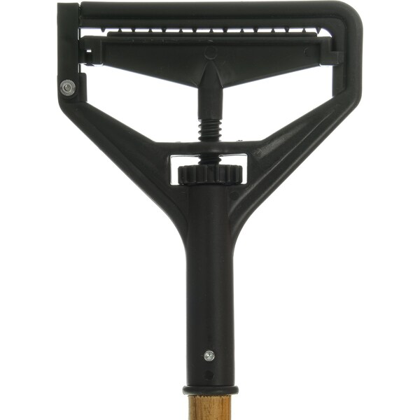 Carlisle Foodservice 60" Mop Handle, Wood, Plastic Head, 60", Package Quantity 12, Wood - 36936500