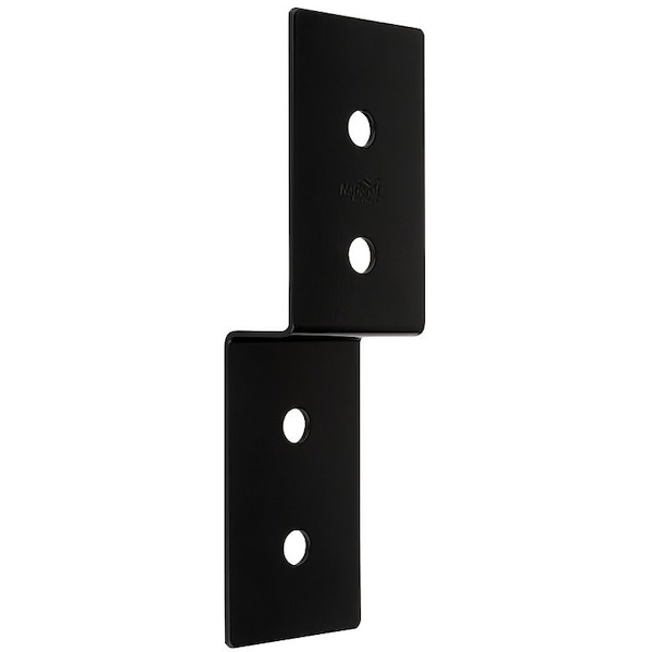 National Hardware StudPlate Tie, 10 in L, 3 in W, Steel, Storm Shine PowderCoated - N800-204