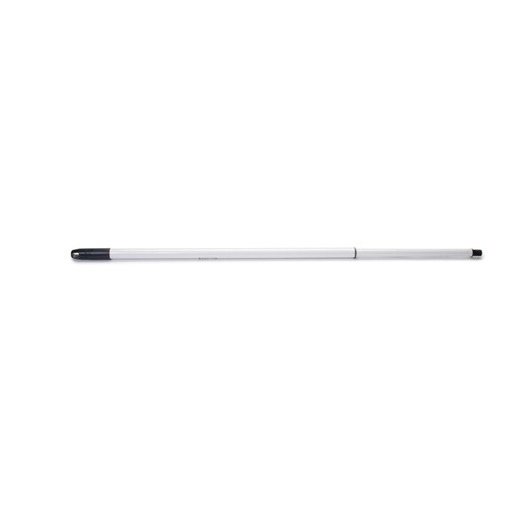 Malish Telescoping Handle, White Metal, 40"-54" L, PK 12 - 60059