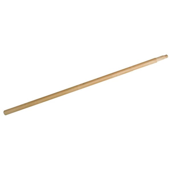 Tough Guy 38" Broom Handle, 1 in Dia, natural, Wood - 6PVY4