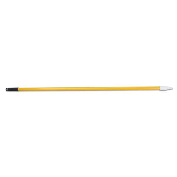 Malish Broom Handle, Fiberglass, 60 in, Yellow - 50460SP