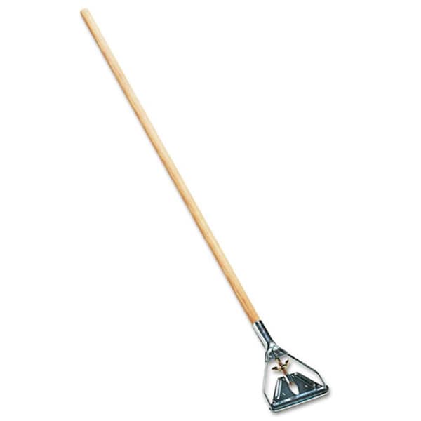 Sticky Situation NSN Handle Type I Class Wooden Mop  Brown - 1.125 in. Dia. x 60 in. - ST3197909