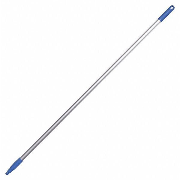 Tough Guy 59" Color Coded Handle, 1 in Dia, Blue, Aluminum - 48LZ19