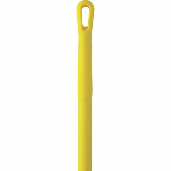 Vikan 59" Color Coded Handle, 1 1/4 in Dia, Yellow, Fiberglass - 29386