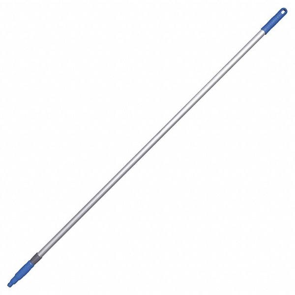 Tough Guy 60-5/16" to 108-9/16" Threaded Extension Handle, 1 1/4 in Dia, Blue, Aluminum/Plastic - 48LZ03