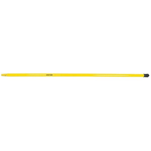 Ampco Safety Tools 58" Non-Sparking Push Broom Handle, 1 in Dia, natural, Fiberglass - 112559C