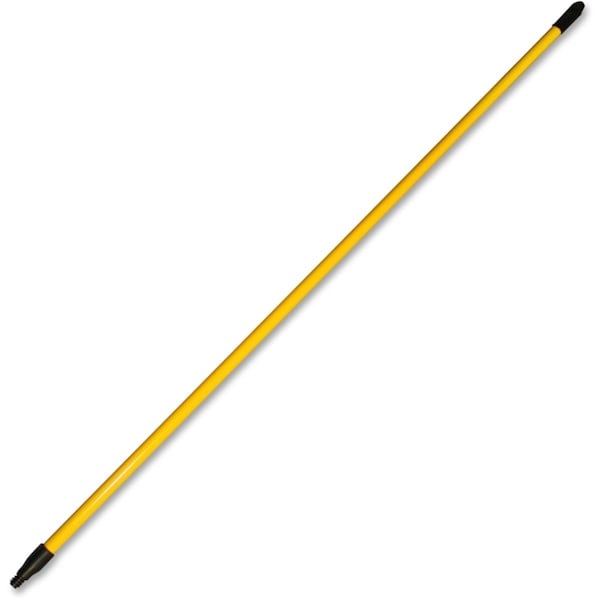 Lorell 60 in. Fiberglass Mop Handle - Yellow - GJO80460