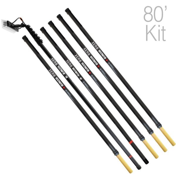 Xero 82 in Water Fed Pole, carbon fiber - 209-20-323