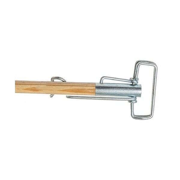 Genuine Joe Genuine Joe Mop Handle, w/Metal Grip, Adj Clamp, 1-1/8inx60in, Natural - GJO18415