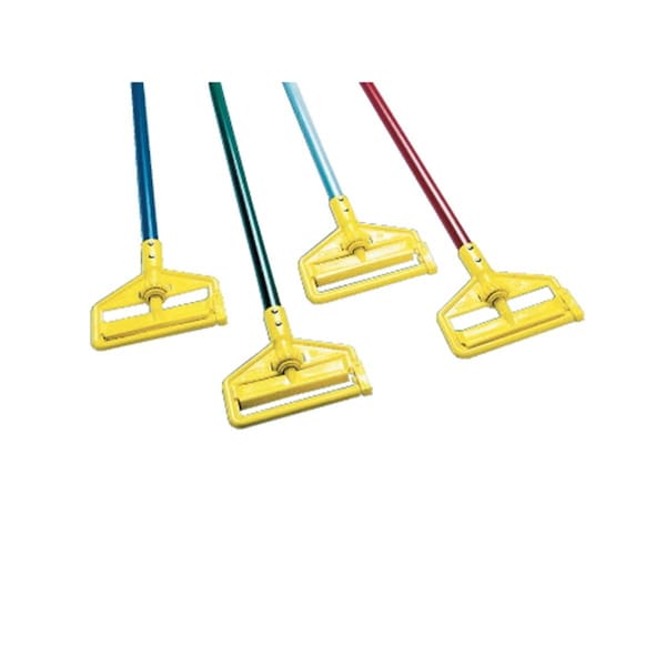 Eat-In 60 Inch Aluminum Side Gate Wet Mop Handle - Yellow/Gray - EA3571422