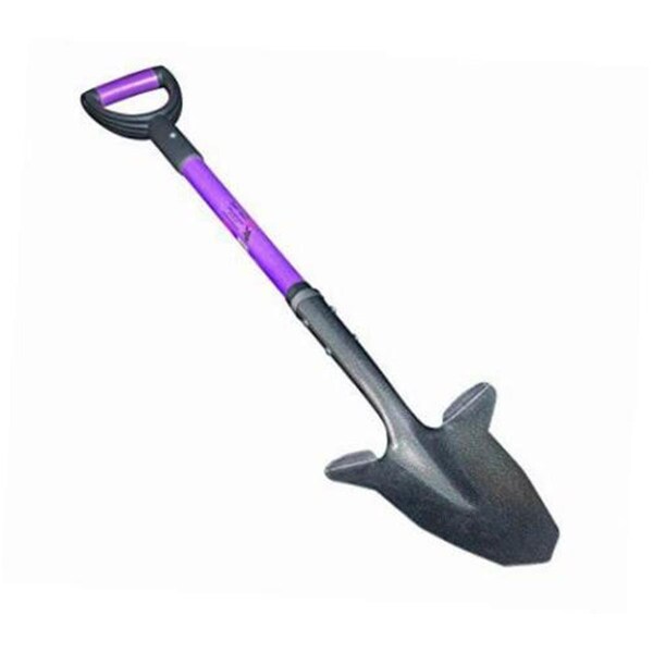 Invernaculo Short Reinforced Lavender Fiberglass Handle with Cushion D-Grip, Lavender - IN2247856