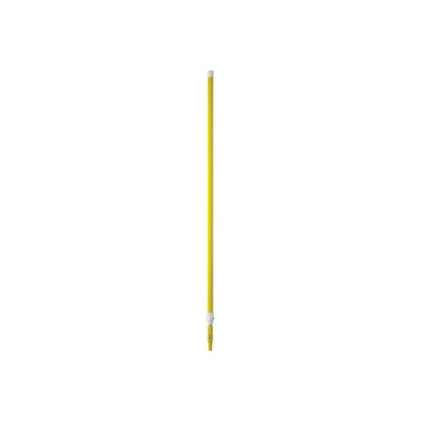 Remco Vikan 62in- 113in Telescopic Aluminum Handle, Yellow - 29756