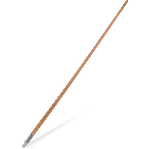 Carlisle Foodservice Carlisle Metal Tip Threaded Wood Handle , 60"L x 15/16"Dia. - 4526700 - 4526700