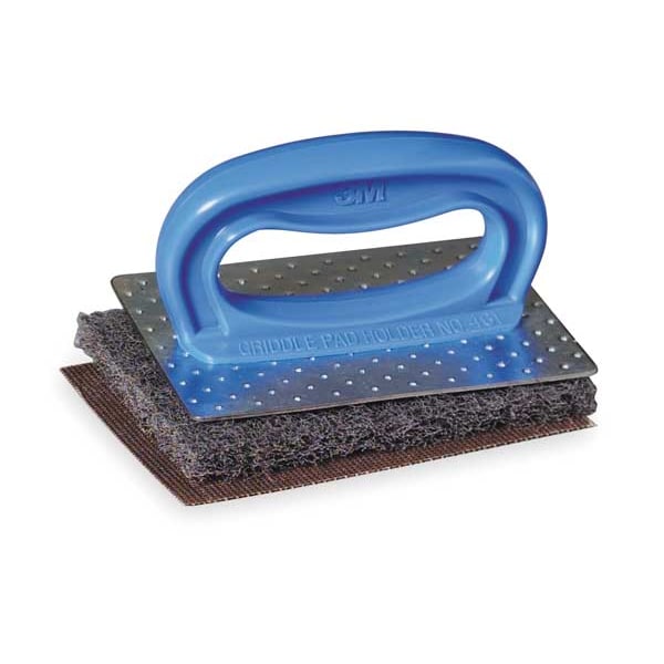 3M 5 in Pad Holder, Gray, Metal - 00048011082974