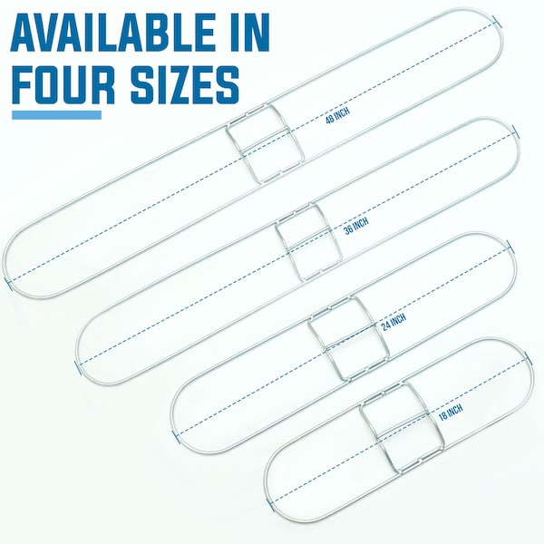 Bison Life Bison Life 36 Inch Commercial High Quality Metal Slide On Dust Mop Frame - KHES-MDMF-36