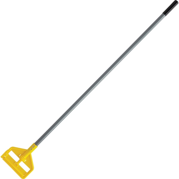 Rubbermaid Commercial Handle, Side-Gate, Fiberglass, f/Wet Mops, 54"YW/GY, PK 12 - RCPH145CT