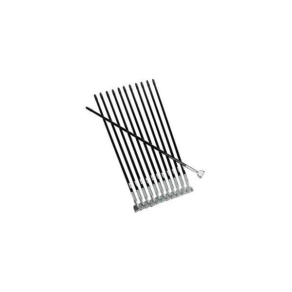 Impact Products Impact Dust Mop Handle  Steel Vinyl Coated, Black, 60, 70360 - 70360