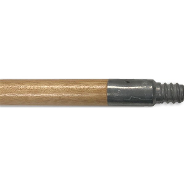 Cindoco 0.94 x 60 in. Thread Lacquered Wood Handle with Metal End - 12822