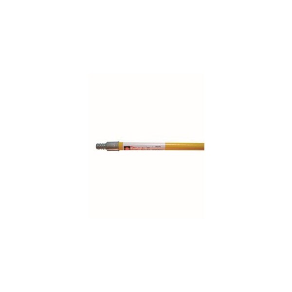 Bon Tool Broom Handle, Fiberglass, 60" W/ 3/4" Metal Thread - 84-522