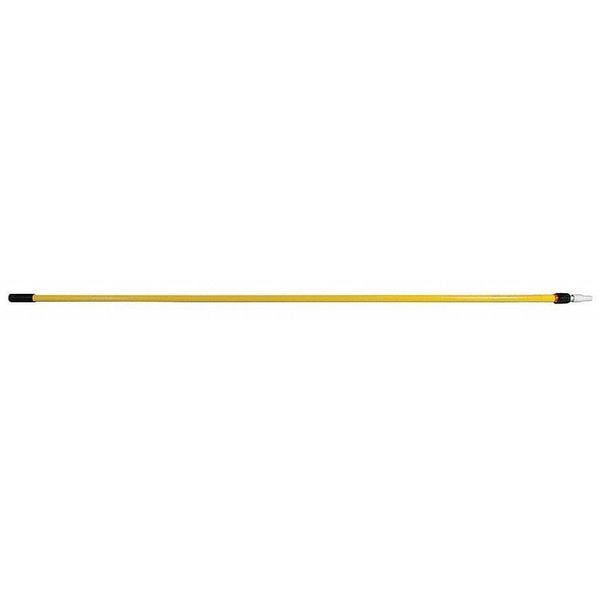 Remco 98-3/4" to 185-1/2" Threaded Extension Handle, 1 1/4 in Dia, Yellow, Aluminum - 6268