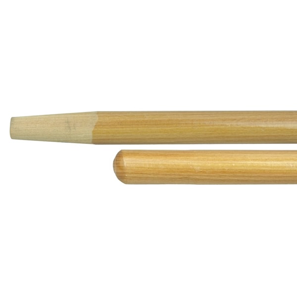 Weiler 48" Hardwood Handle, Tapered Wood Tip, 7/8" Diameter - 44574