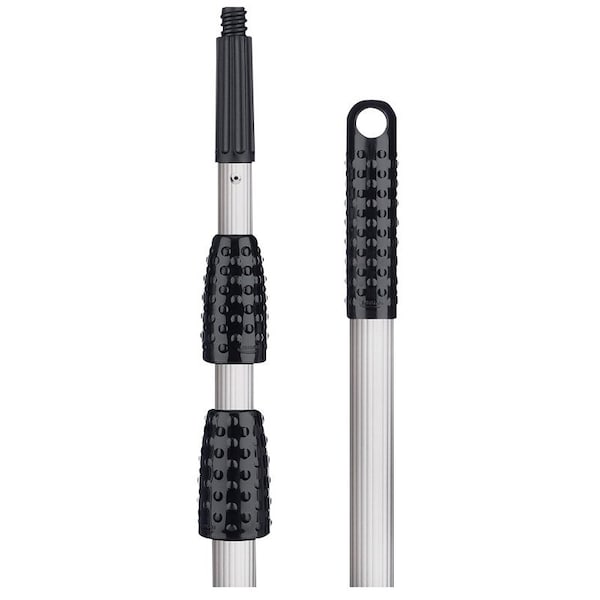 Libman Extension Handle, 1.81 in Dia, 12 ft L, Aluminum, Silver - 612