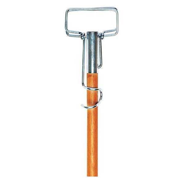 Unisan 60" Clamp On Mop and Broom Handles, 1.13" Dia, Natural, Wood - 609