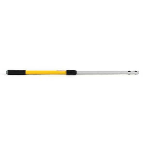 Rubbermaid Commercial 20" to 40" Push In Extension Handle, Yellow, Aluminum - FGQ74500YL00