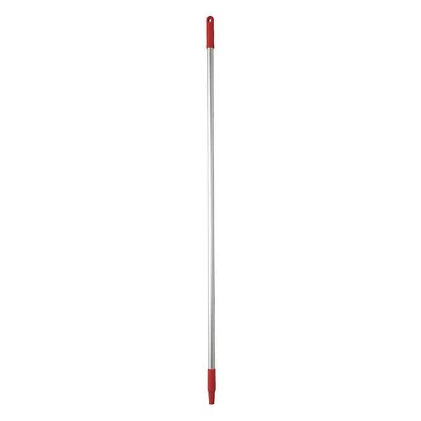 Vikan 1460mm Color Coded Handle, 1 in Dia, Red, Aluminum - 29594