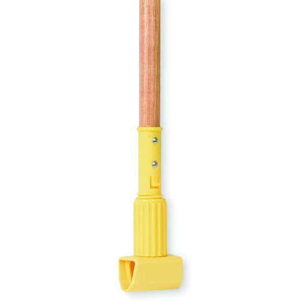 Tough Guy 54" Side Gate Wet Mop Handle, Natural, Wood - 1TYY8