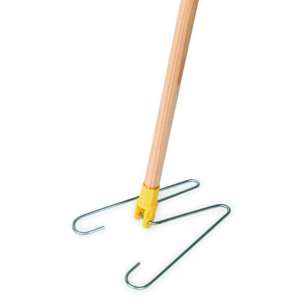 Tough Guy 48" Slide-On Dust Mop Frame and Handle, Wood - 1TZG1
