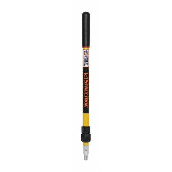 Structron 103" Handle, Telescoping, Yellow, 8-24ft, Yellow, Fiberglass - 60255