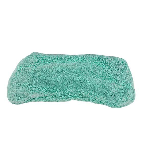 Rubbermaid Commercial 8 7/8 in Tabs/Pockets Mop Cover, Green, Microfiber - FGQ85600GR00