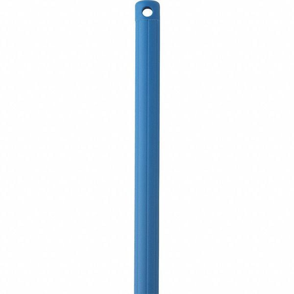 Vikan 1025mm Color Coded Handle, 1 1/4 in Dia, Blue, Stainless Steel - 29833