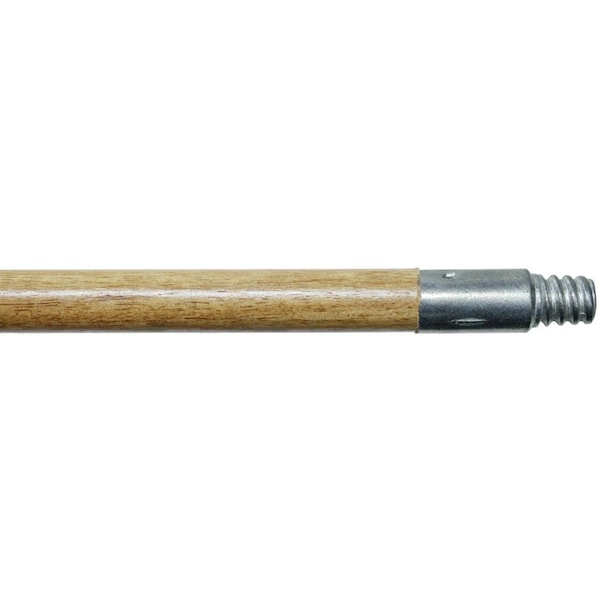 The Brush Man 15/16” X 48” Wood Hanlde, Metal Threaded Tip, 12PK - H48MT